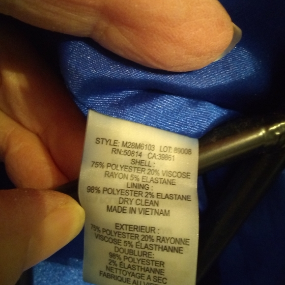 Tahari Jacket Charcoal Tailored 6 - Picture 12 of 15